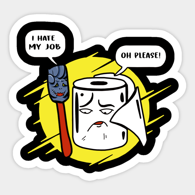 Funny Toothbrush Toilet Paper Humorous Conversation Funny Toothbrush